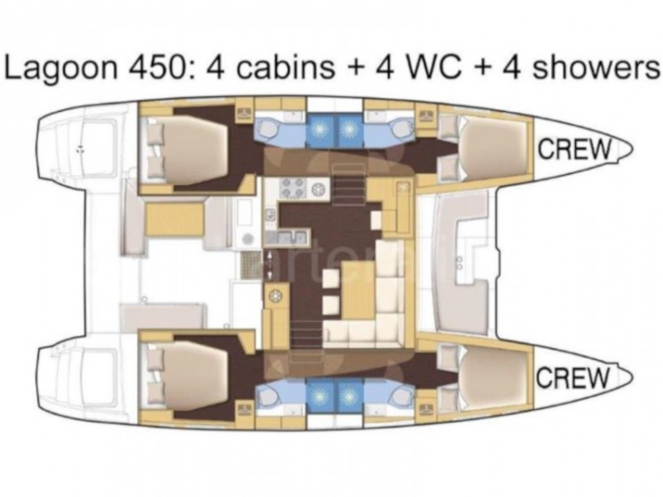 Lagoon 450  Flybridge - Yacht Charter Sailica