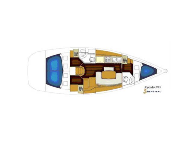 Cyclades 39.3 - Yacht Charter Sailica
