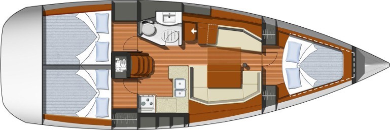 Sun Odyssey 39i - Yacht Charter Sailica