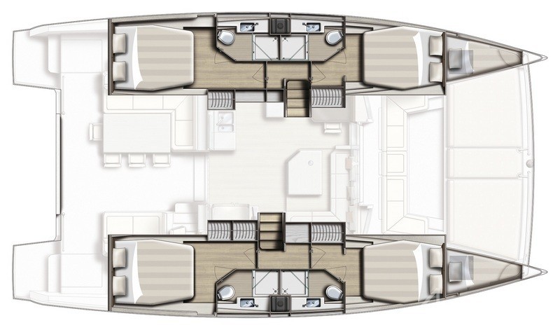 Bali 4.3 - 4 + 2 cab. - Yacht Charter Sailica