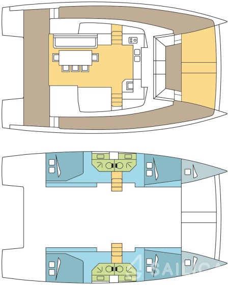 Bali 4.3 - Yacht Charter Sailica
