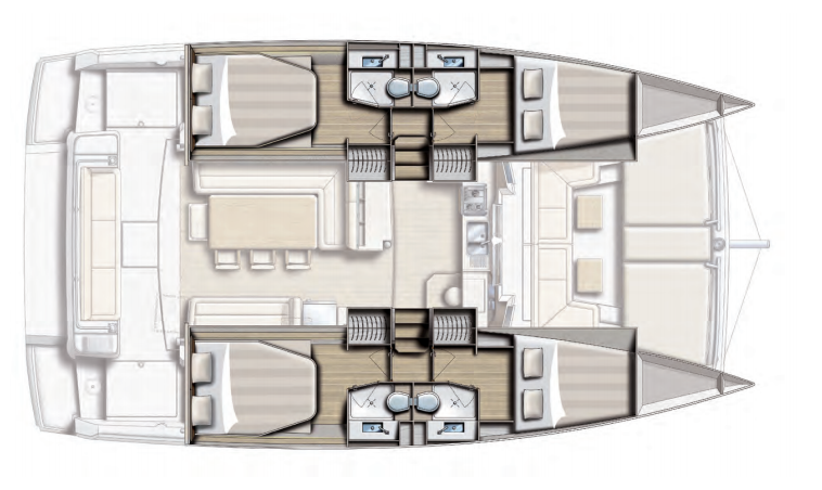 Bali 4.1 - Yacht Charter Sailica