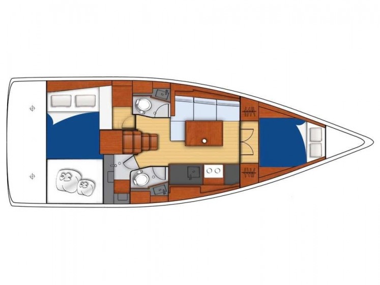 Sun Odyssey 389 - Yacht Charter Sailica