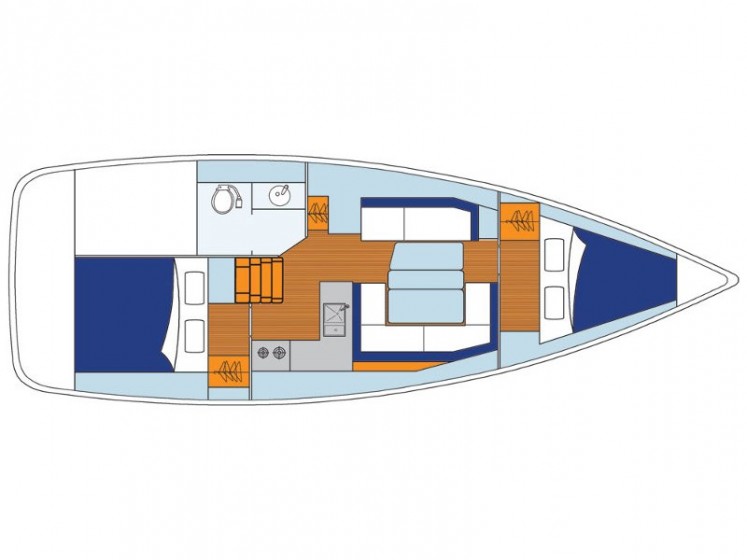 Sun Odyssey 389 - Yacht Charter Sailica