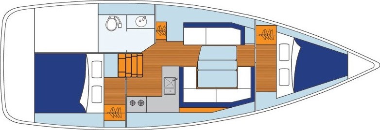 Sun Odyssey 389 - Yacht Charter Sailica