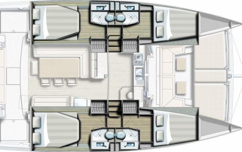 Bali 4.1 - Yacht Charter Sailica
