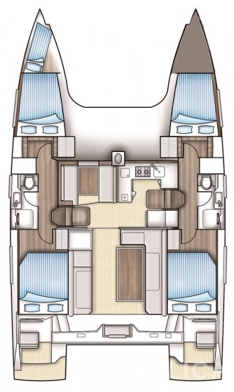 Nautitech 40 Open - 4 + 1 cab. - Yacht Charter Sailica