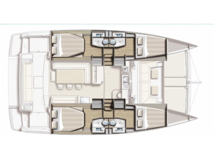 Bali 4.1 - Yacht Charter Sailica