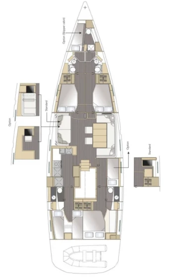 Jeanneau 64 - Yacht Charter Sailica