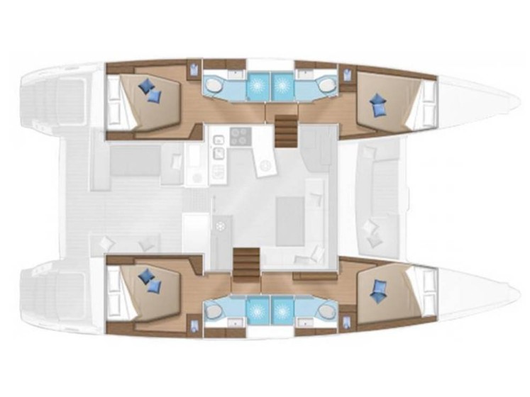 Lagoon 450  Flybridge - Yacht Charter Sailica