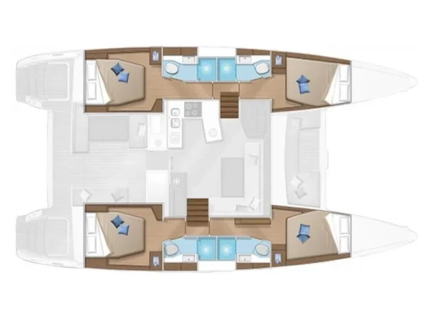 Lagoon 450  Flybridge - Yacht Charter Sailica