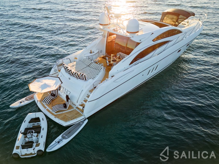 Sunseeker Predator 72 - Yacht Charter Sailica