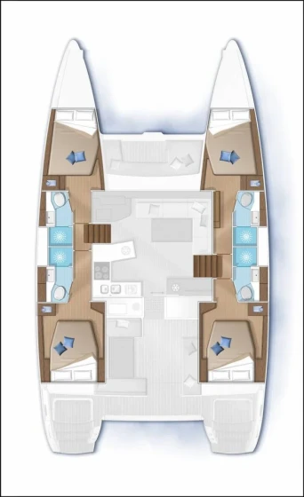 Lagoon 450  Flybridge - Yacht Charter Sailica