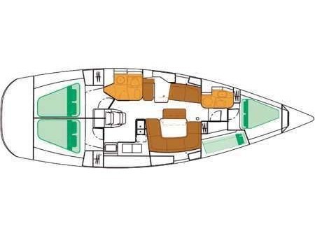 Sun Odyssey 43  - Yacht Charter Sailica