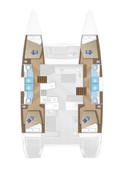 Lagoon 450  Flybridge - Yacht Charter Sailica