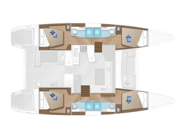 Lagoon 450  Flybridge - Yacht Charter Sailica