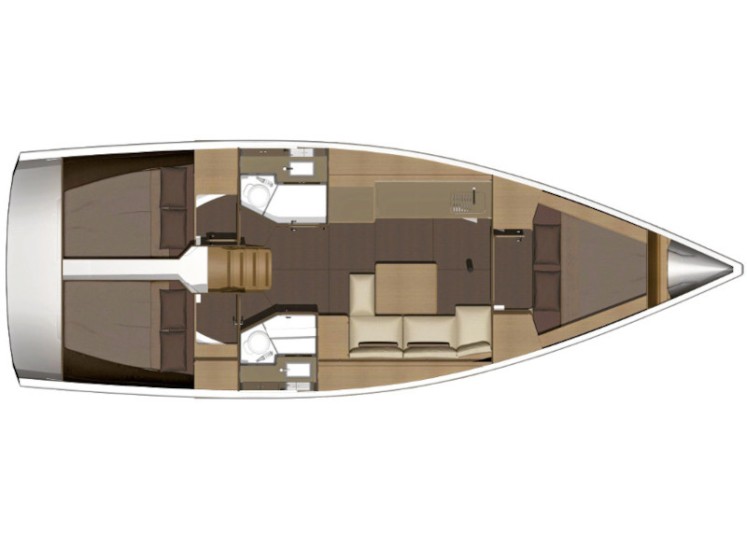 Dufour 382 GL - Yacht Charter Sailica