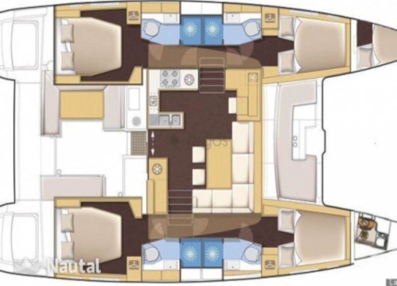 Lagoon 450  Flybridge - Yacht Charter Sailica