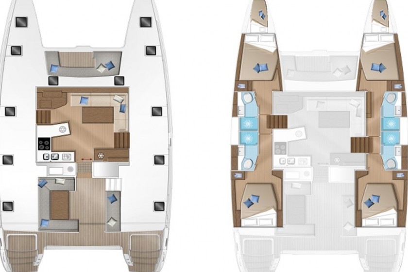 Lagoon 450  Flybridge - Yacht Charter Sailica
