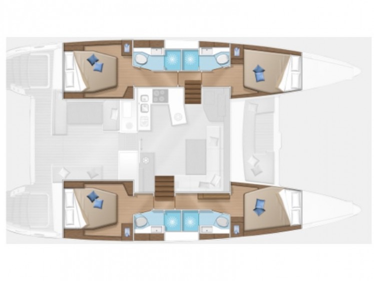Lagoon 450  Flybridge - Yacht Charter Sailica