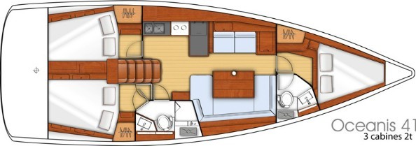 Oceanis 41 - Yacht Charter Sailica