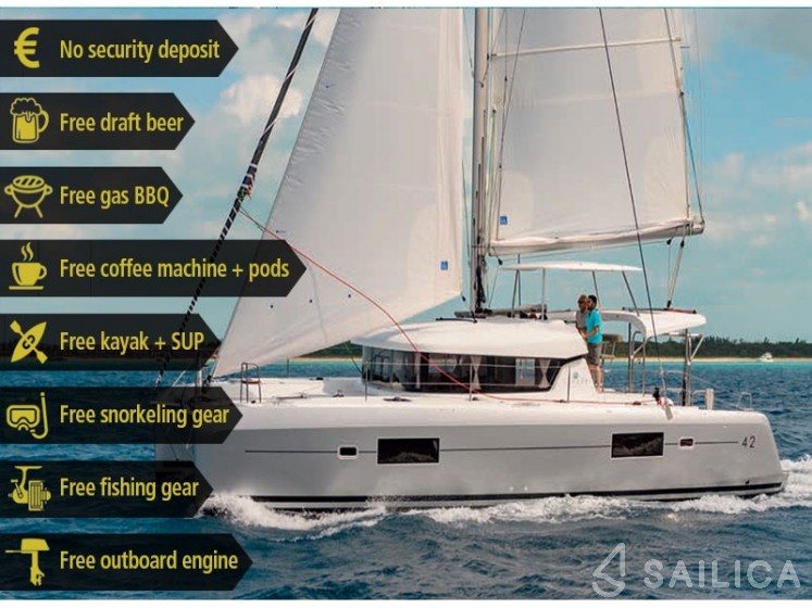 Lagoon 42 - Yacht Charter Sailica