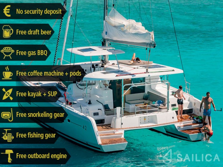 Lagoon 42 - Yacht Charter Sailica