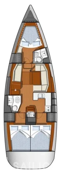 Sun Odyssey 42 DS - Yacht Charter Sailica