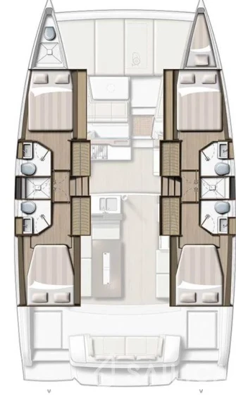 Bali 4.2 - Yacht Charter Sailica