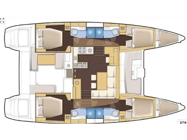 Lagoon 450  Flybridge - Yacht Charter Sailica