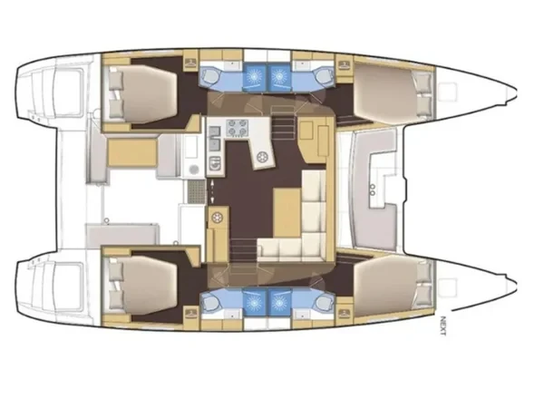 Lagoon 450  Flybridge - Yacht Charter Sailica