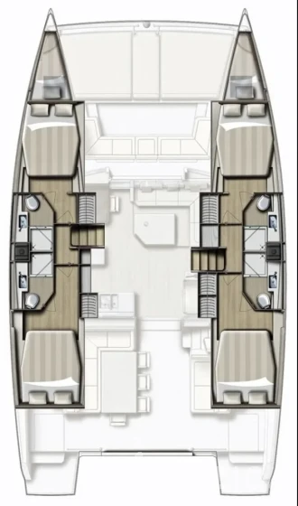 Bali 4.1 - Yacht Charter Sailica