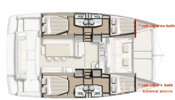 Bali 4.1 - Yacht Charter Sailica