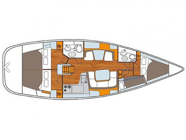 Sun Odyssey 43 DS - Yacht Charter Sailica