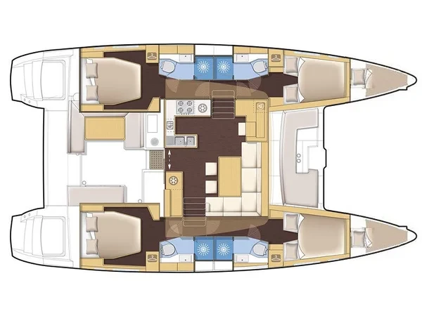 Lagoon 450  Flybridge - Yacht Charter Sailica