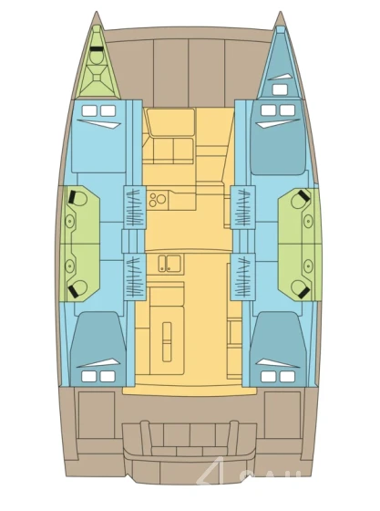 Bali 4.2 - Yacht Charter Sailica