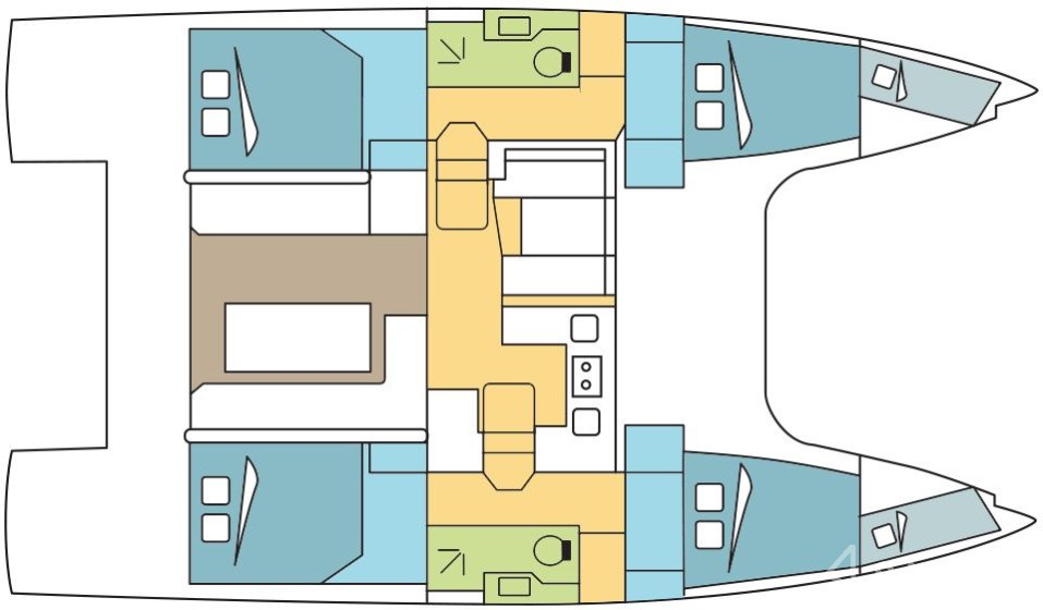 Nautitech 40 open NEW - 4 + 2 cab. - Yacht Charter Sailica