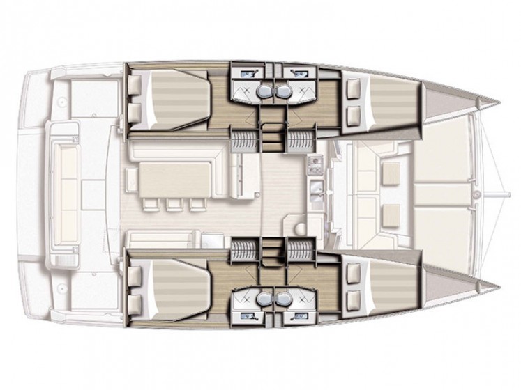 Bali 4.1 - Yacht Charter Sailica
