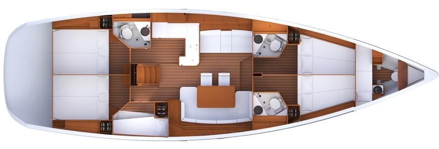 Jeanneau 53 - Yacht Charter Sailica
