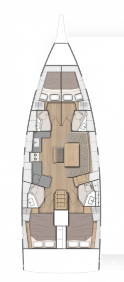 Oceanis 46.1 - 4 cab. - Yacht Charter Sailica