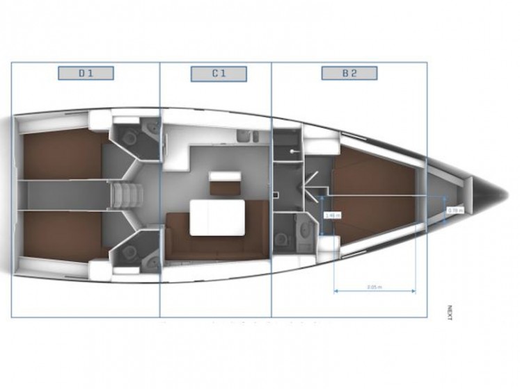 Bavaria 46 Cruiser - Yacht Charter Sailica
