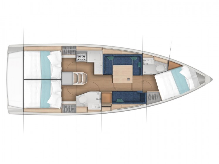 Sun Odyssey 380 - Yacht Charter Sailica