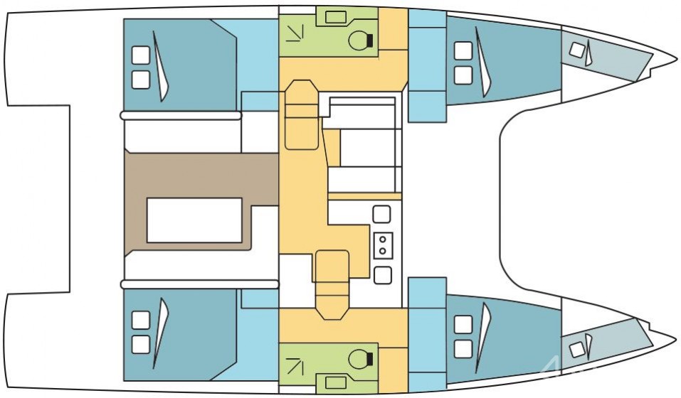 Nautitech 40 open NEW - 4 + 2 cab. - Yacht Charter Sailica