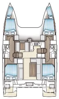 Nautitech 40 open NEW - 4 + 2 cab. - Yacht Charter Sailica