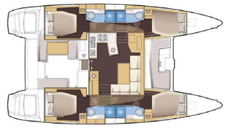Lagoon 450  Flybridge - Yacht Charter Sailica
