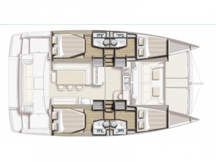 Bali 4.1 - Yacht Charter Sailica