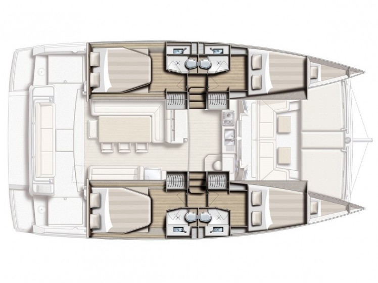 Bali 4.1 - Yacht Charter Sailica