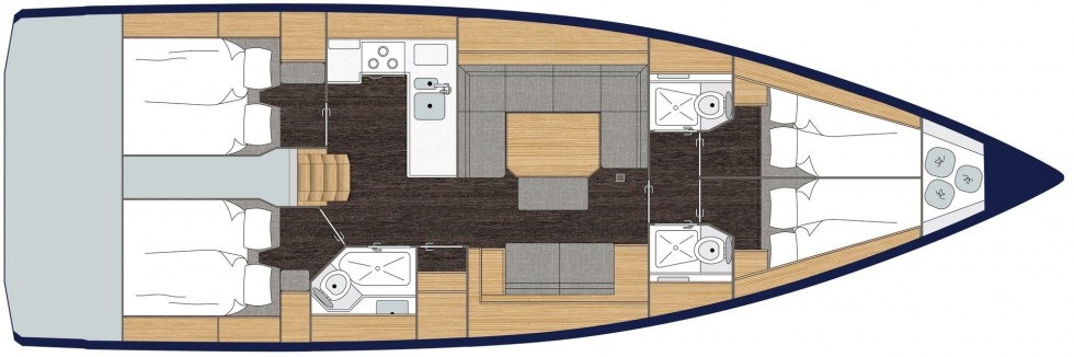 Bavaria C45 Holiday - Yacht Charter Sailica
