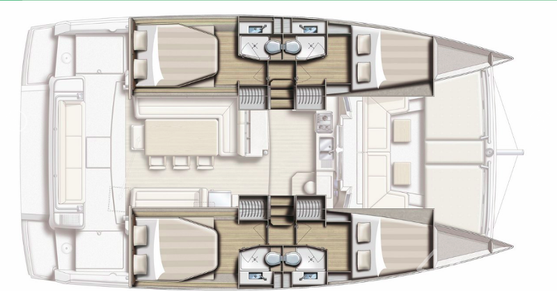 Bali 4.1 - Yacht Charter Sailica