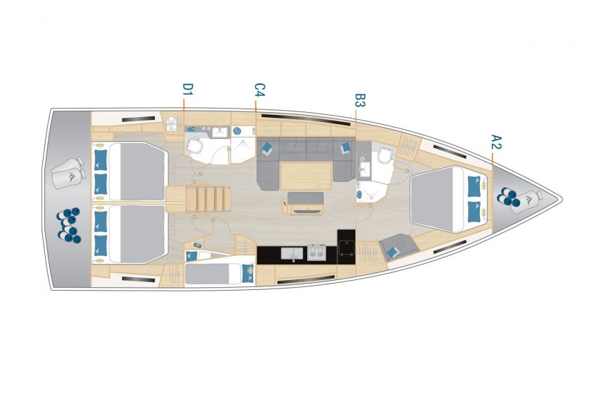 Hanse 460 - Yacht Charter Sailica